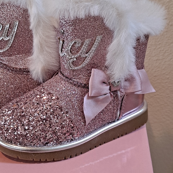 Juicy Couture Toddler boots Lil Banning, size 7m pink - Picture 4 of 9